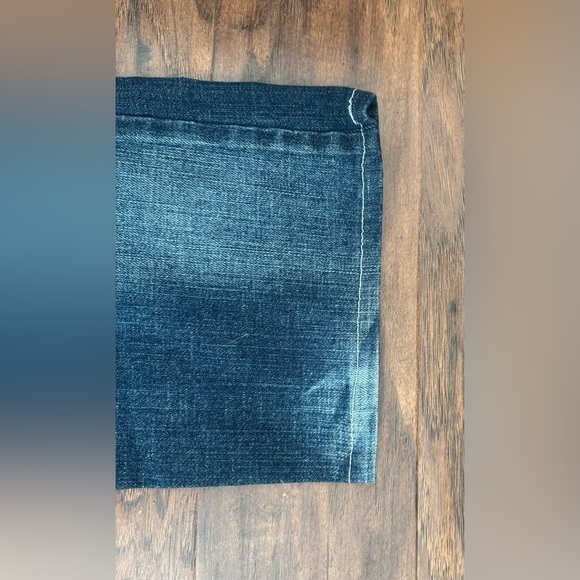 Harley Davidson Embellished Wings Stretch Contoured Boot Cut Jeans Size 8 Tall - Picture 5 of 12